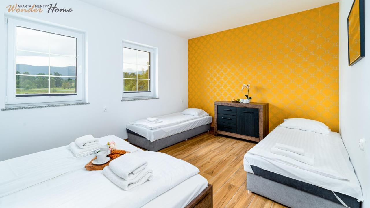 Wonder Home - Apartamenty Halo Karkonosze Z Ogrodem, Sezonowym Basenem, Placem Zabaw I Widokiem Na Sniezke - Zlokalizowane Blisko Karpacza Myslakowice Bagian luar foto