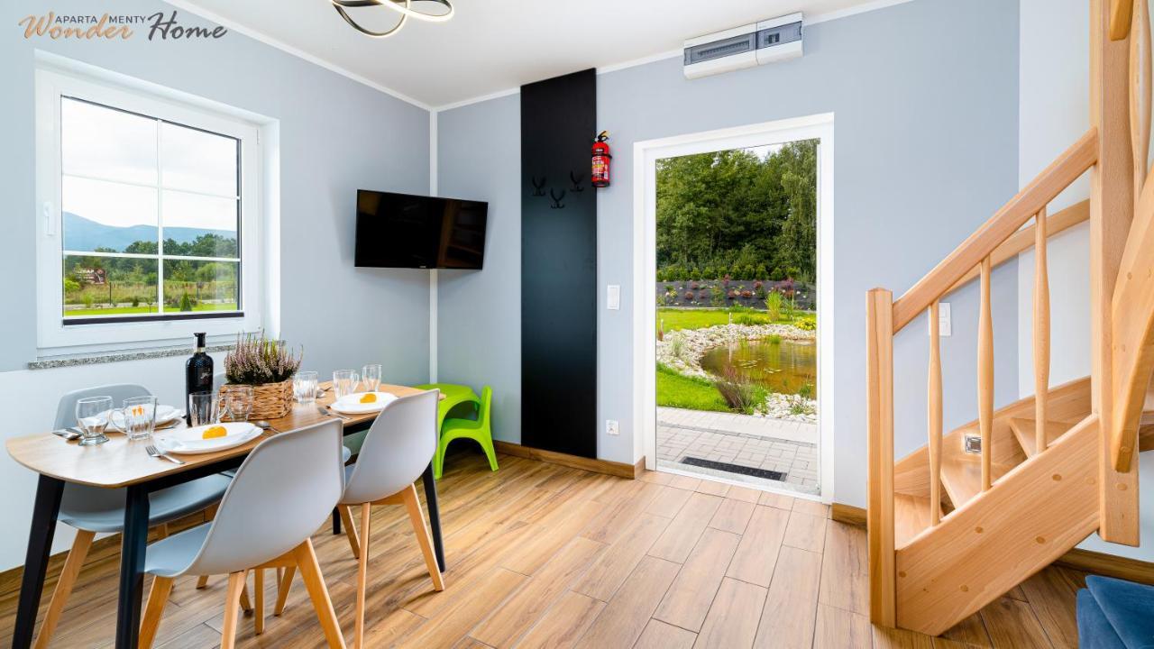 Wonder Home - Apartamenty Halo Karkonosze Z Ogrodem, Sezonowym Basenem, Placem Zabaw I Widokiem Na Sniezke - Zlokalizowane Blisko Karpacza Myslakowice Bagian luar foto